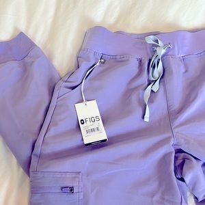 NWT Figs lavender dew high waisted Zamora jogger